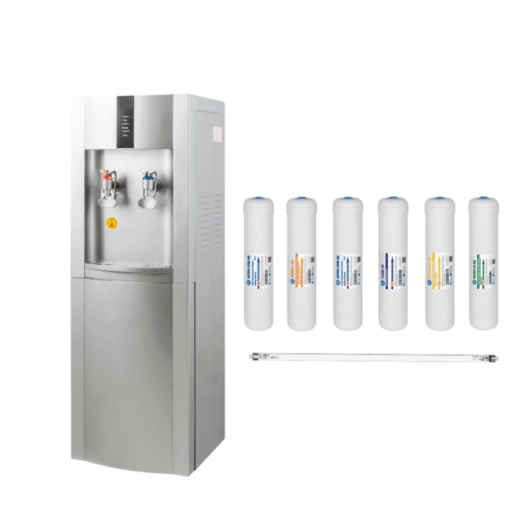 Pachete cu dozatoare conectate la rețea, cu sisteme de filtrare și servicii complete de instalare și întreținere.