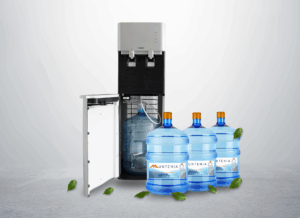 Pachet MUNTENIA cu bidoane de 19 litri și dozator pentru birou sau familie numeroasă